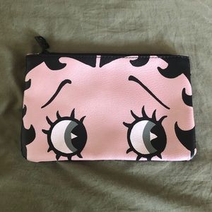 Betty Boop x Ipsy makeup bag with sequins on back